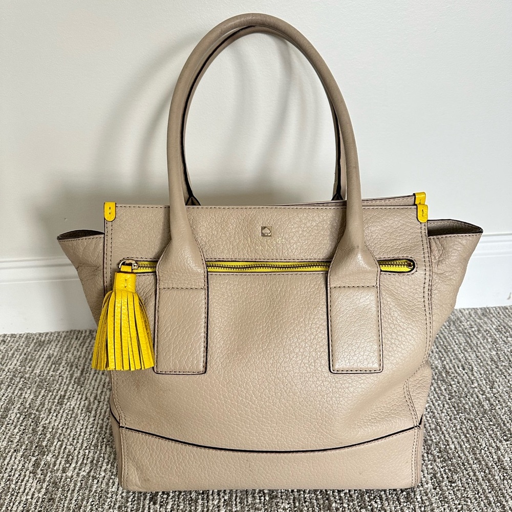 Kate Spade New York Southport Avenue Leather Shoulder Tote Bag